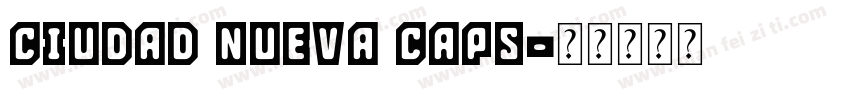 Ciudad Nueva CAPS字体转换
